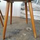 Set de 4 chaises bistrot à barreaux vintage