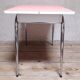 Table formica chrome