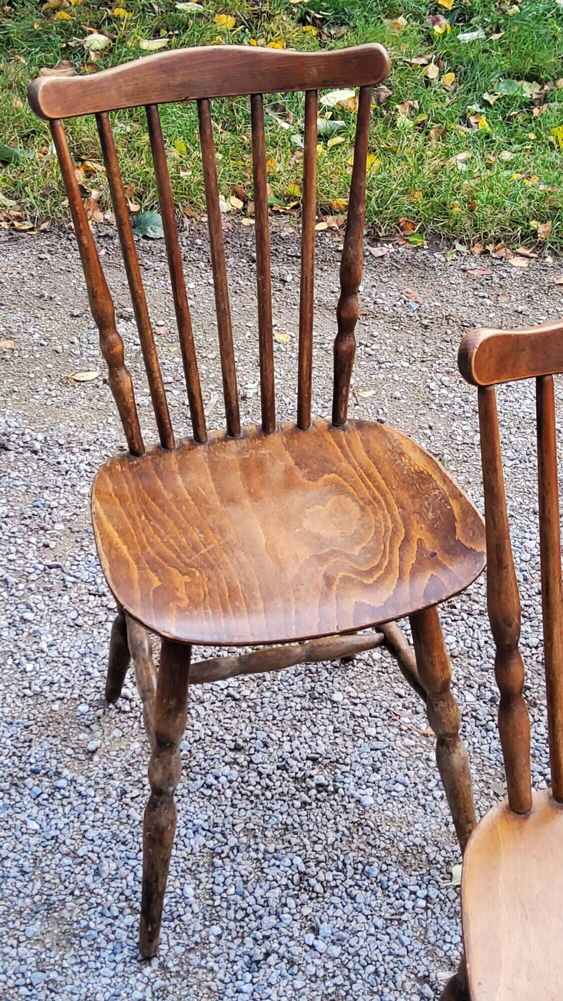 Set de 6 chaises de bistrot Baumann vintage des années 60