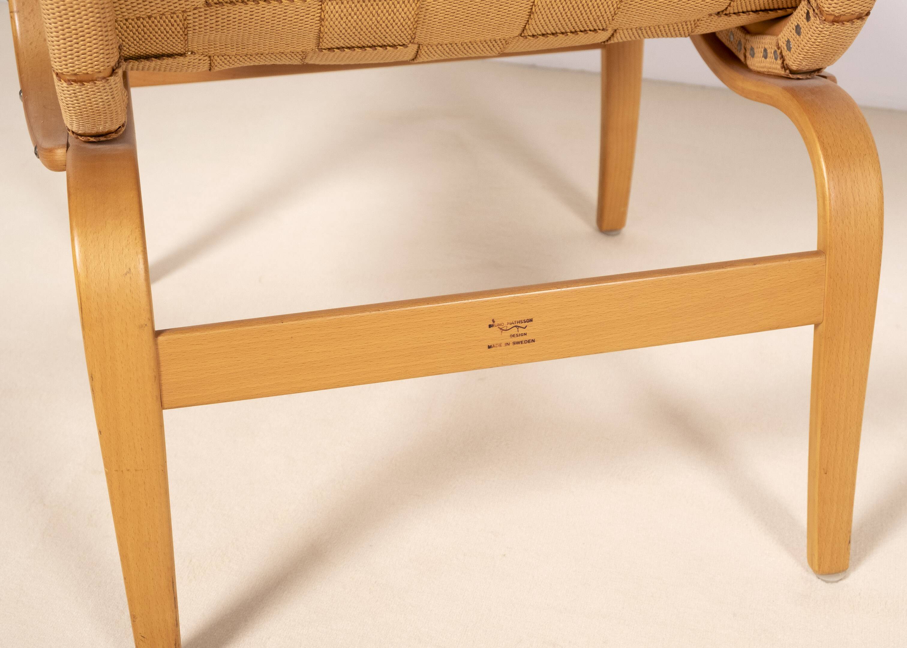 Bruno Mathsson lounge chair High Eva for Firma Karl Mathsson, Sweden