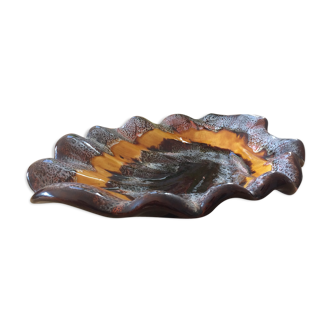Large plate in ceramics in Vallauris