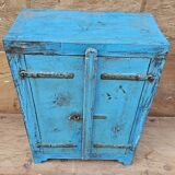 Ancien chevet - cabinet tribal en teck birman