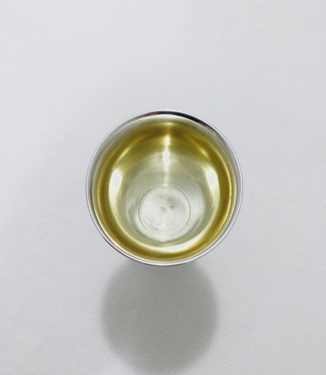 Timbale en argent et vermeil Israel