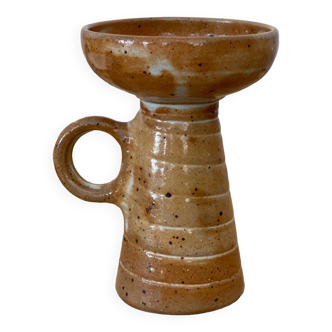 Stoneware candle holder
