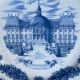 Assiette décorative château de vaux le Vicomte