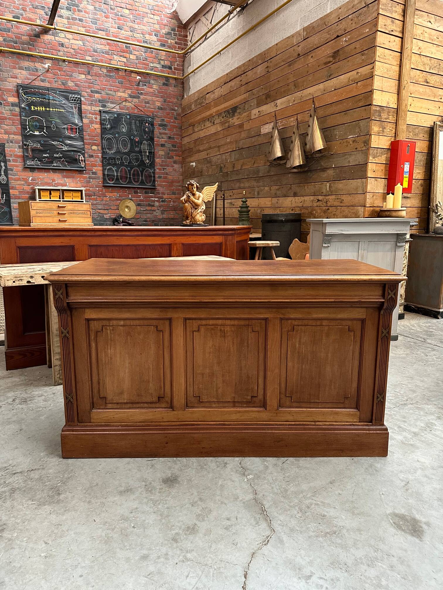 Oak counter early 20th century