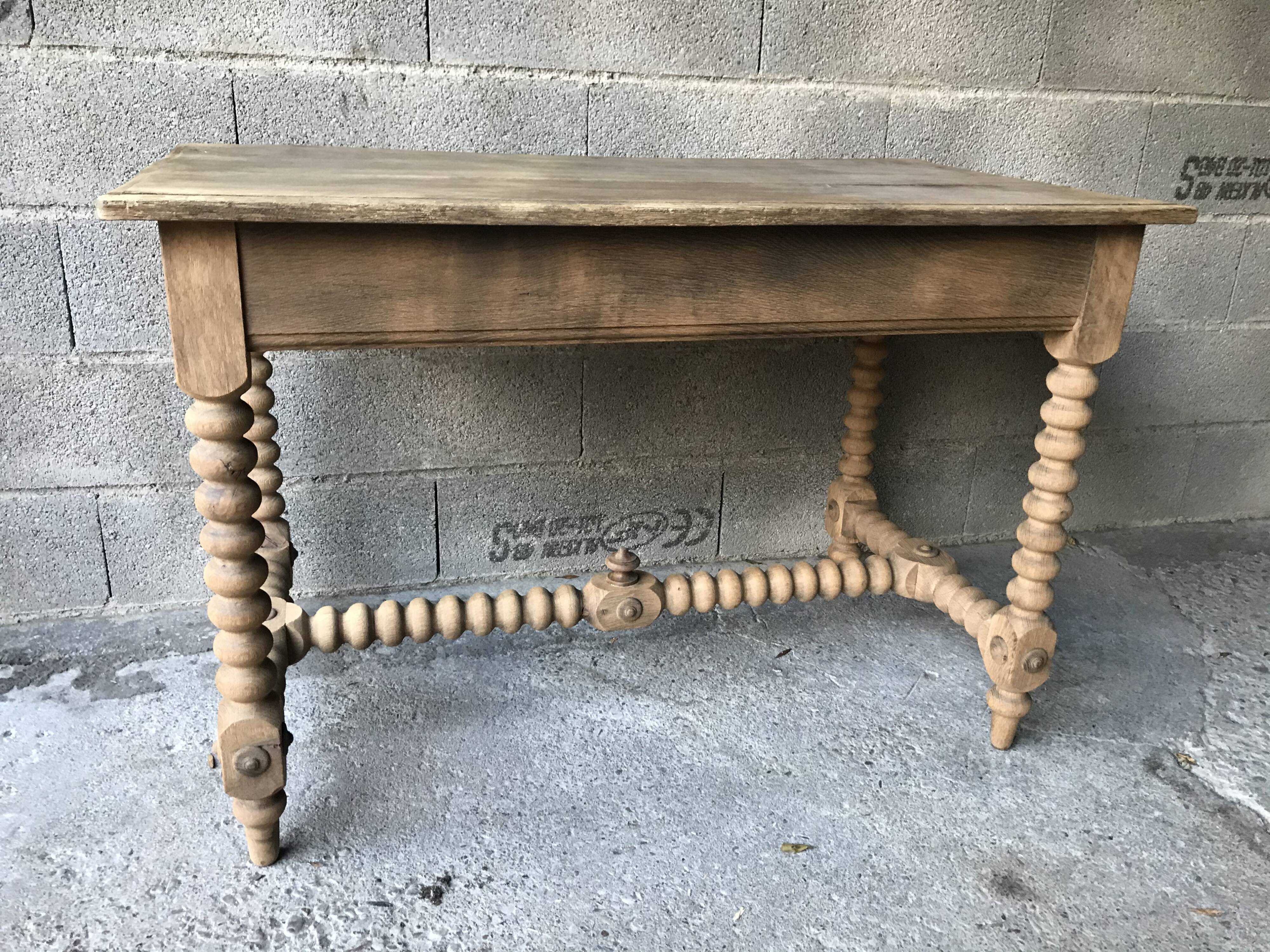 Louis XIII oak console