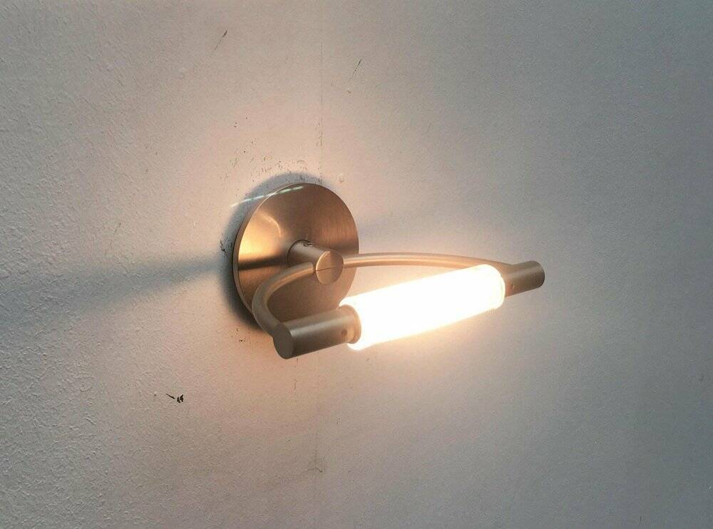 Mini Wall Lamp Model Gradi Postmodern Italian Vintage by Franco Bettonica and Mario Melocchi for Cini & Nils, 1990s