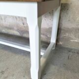 Solid wood farm table