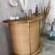 Vintage rattan bar