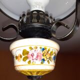 White opaline hanging