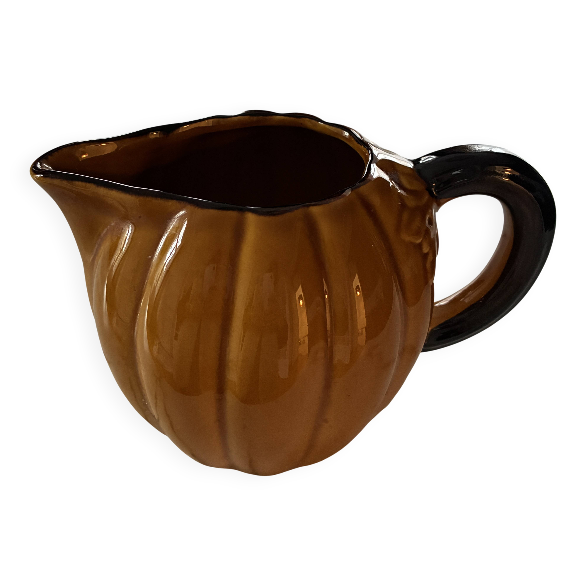 Vintage pumpkin pitcher