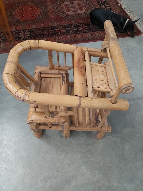Fauteuil d'enfant en bambou