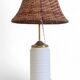Midcentury Ceramic and Brass Table Lamp by Carstens Tönnieshof, 1960s