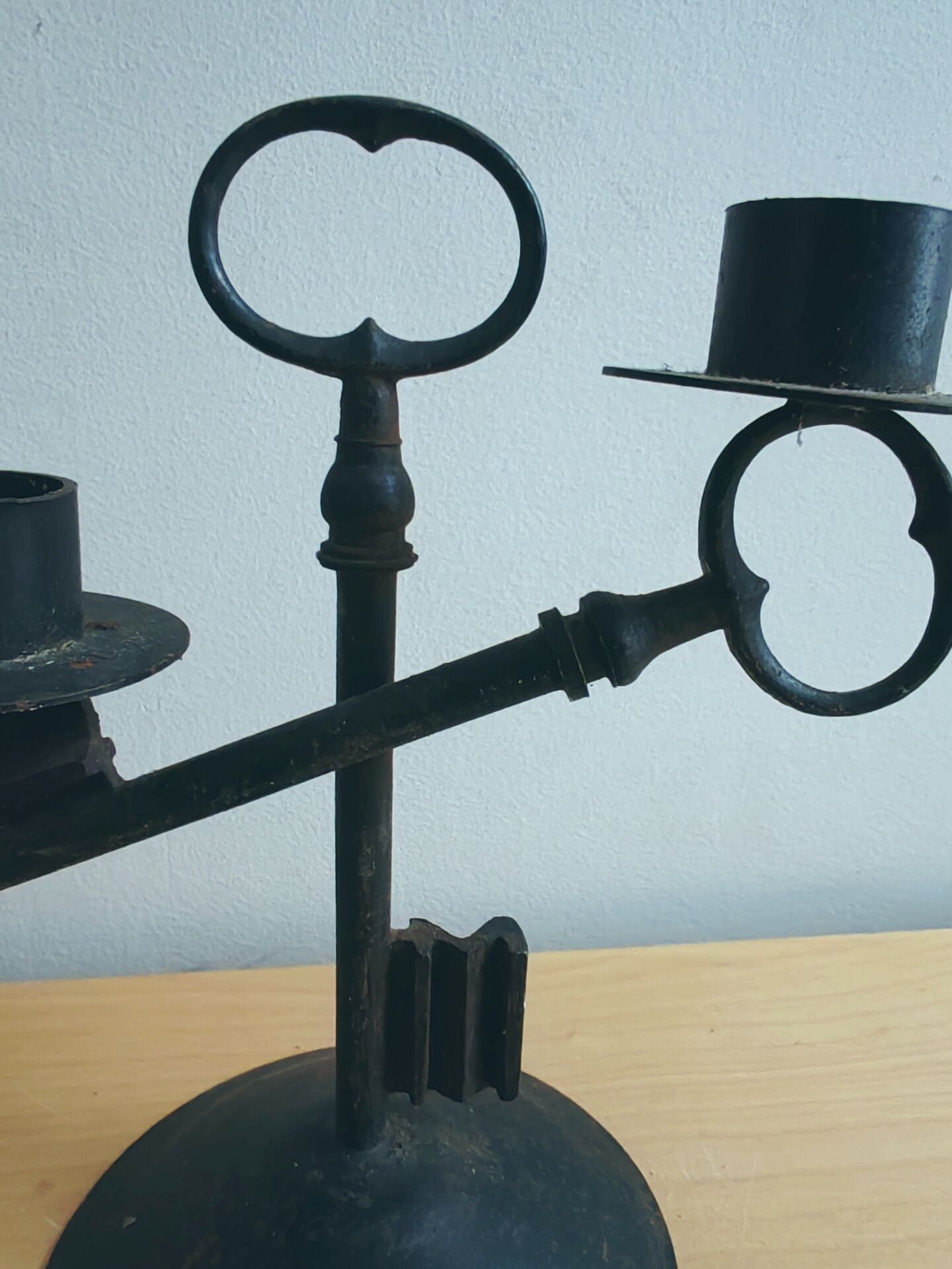 Pair of candleholders
