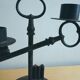 Pair of candleholders