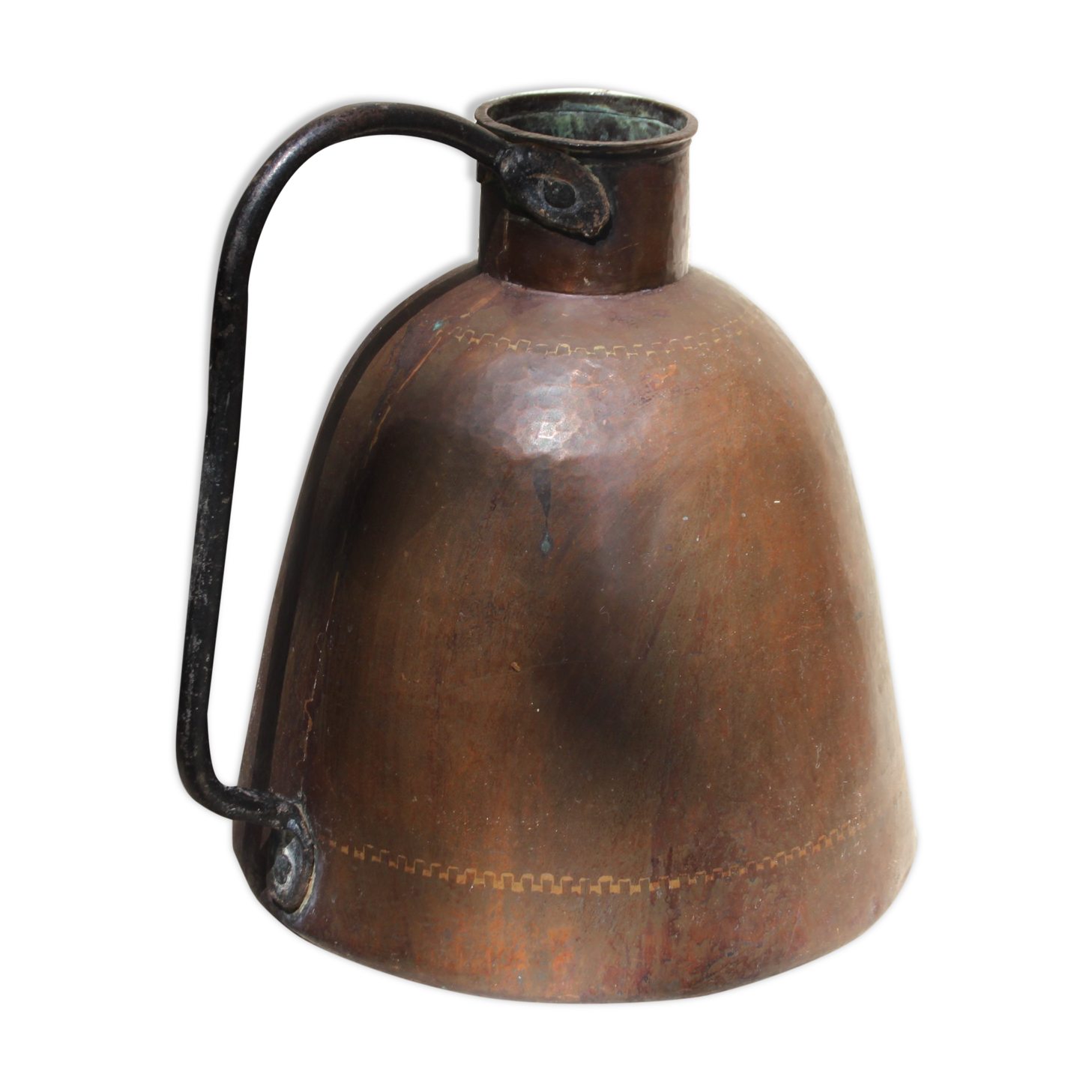 Ancient jar with oriental waters, end of 19th