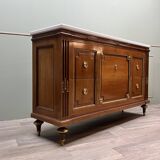 Large louis xvi style mahogany commode