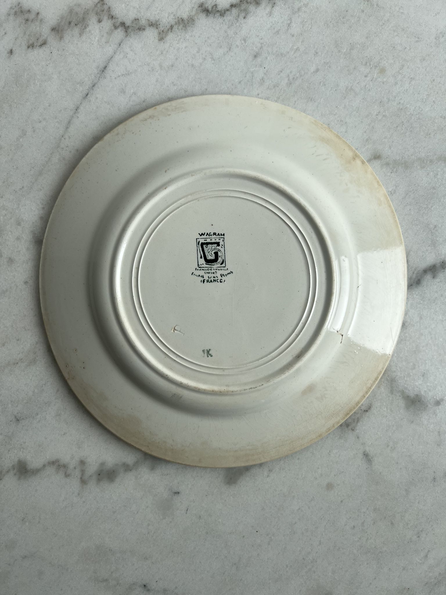 Set of 2 flat plates Wagram Givors