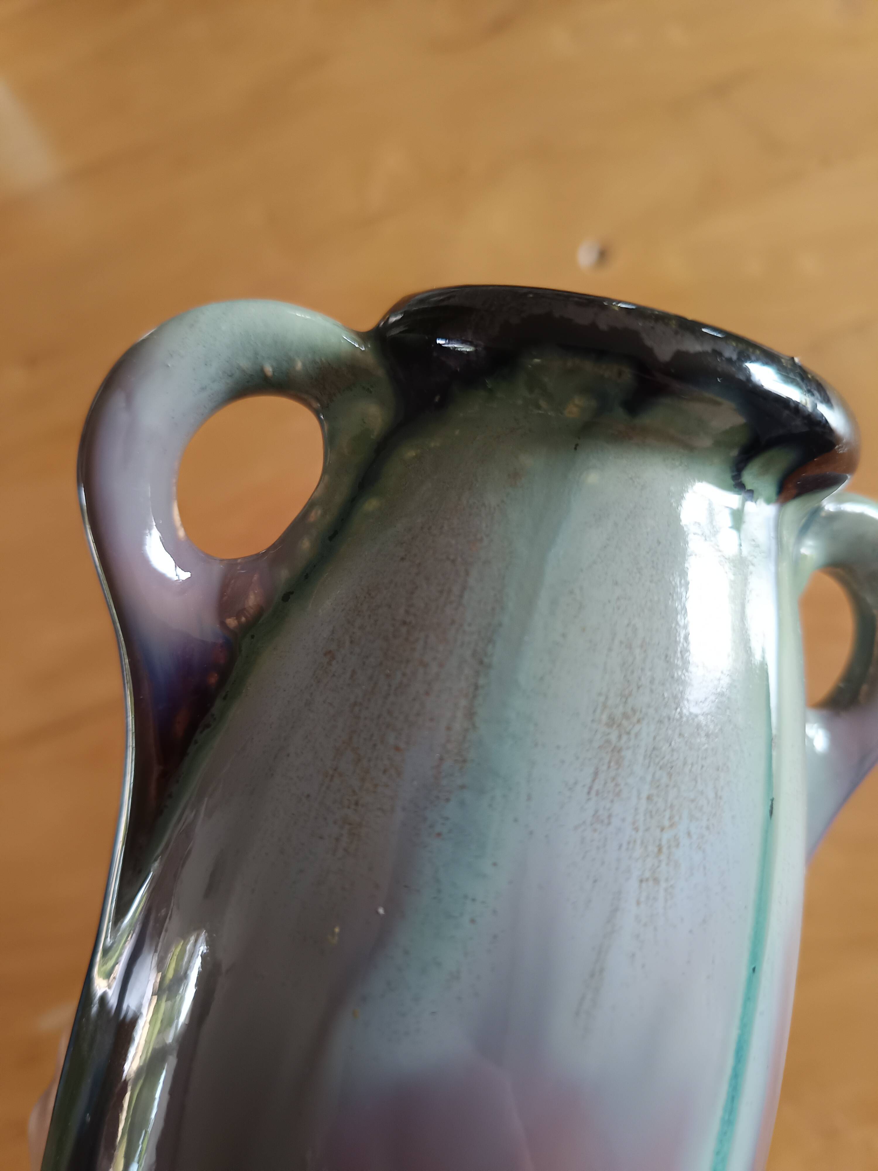 Art Deco ceramic vase no. 478 - Thulin Faience Factory