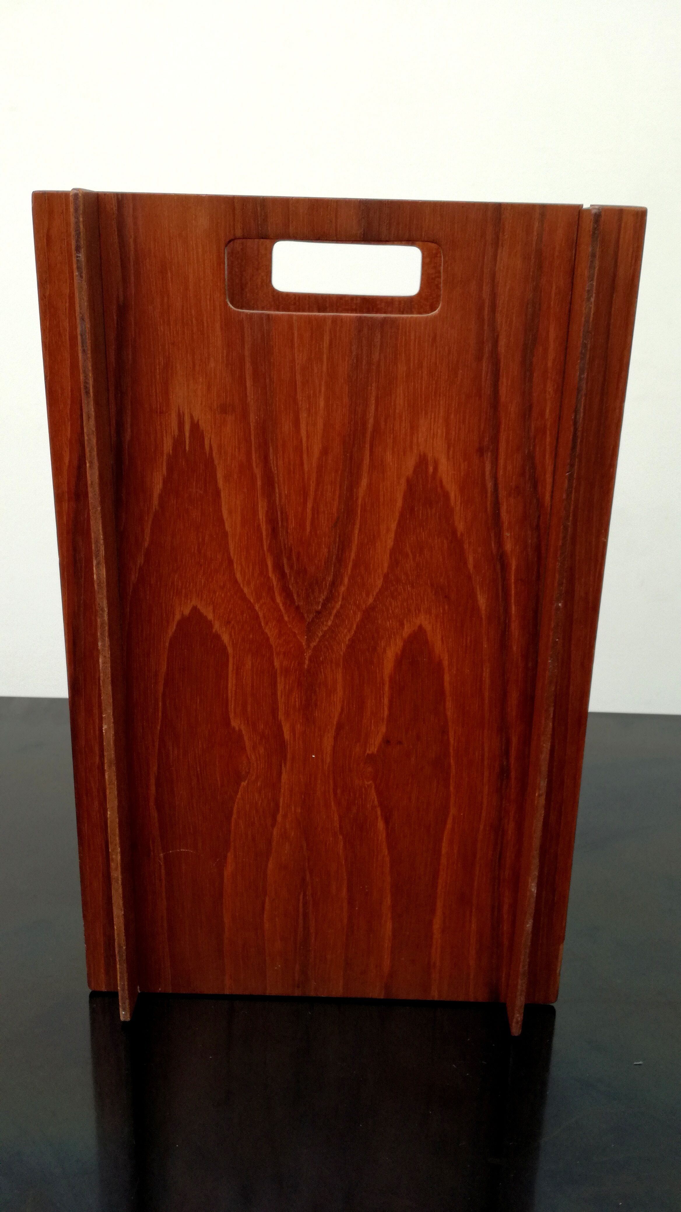 Scandinavian office trash teak 1960