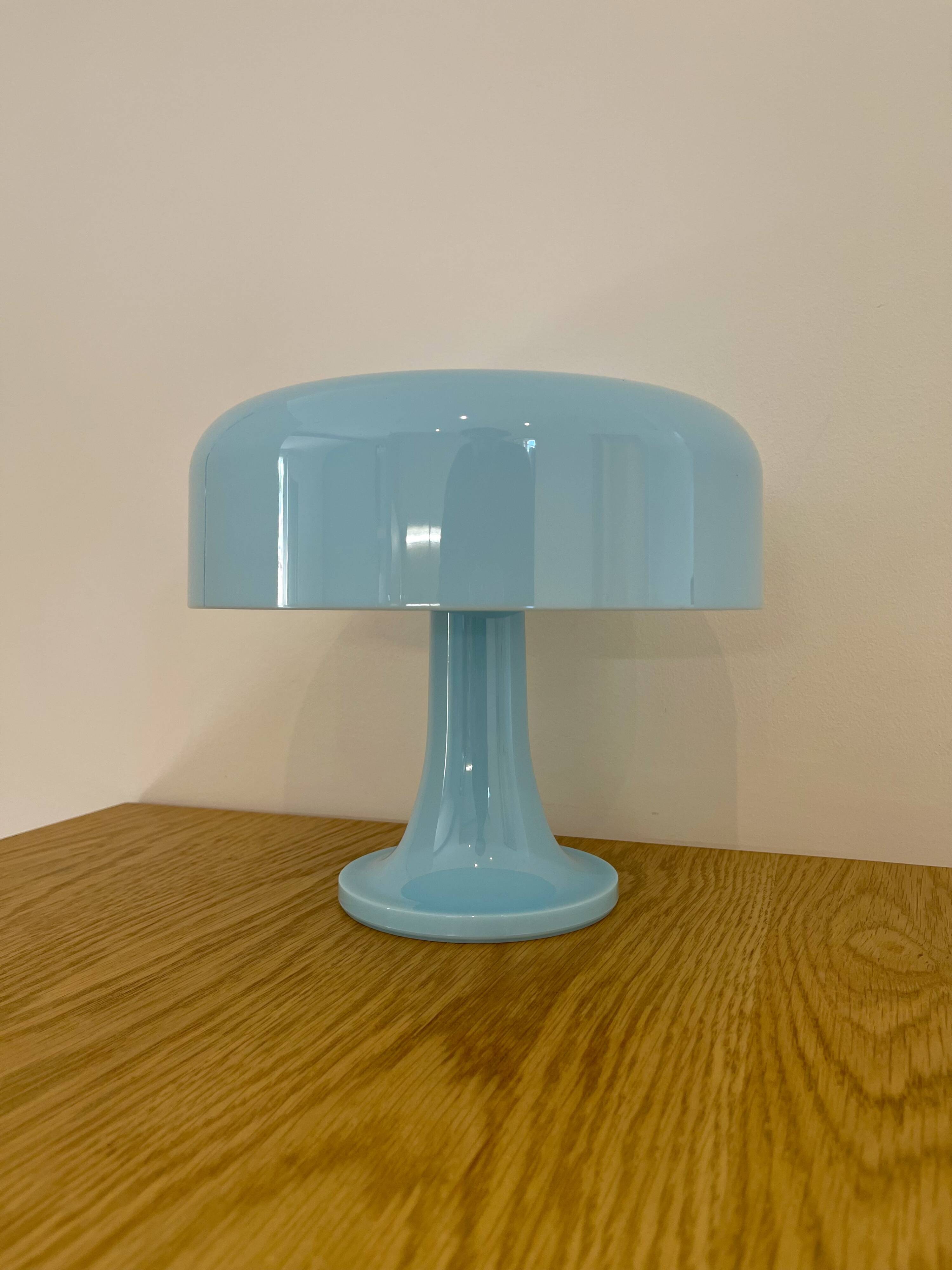 Vintage 70s Lamp - Blue - One size