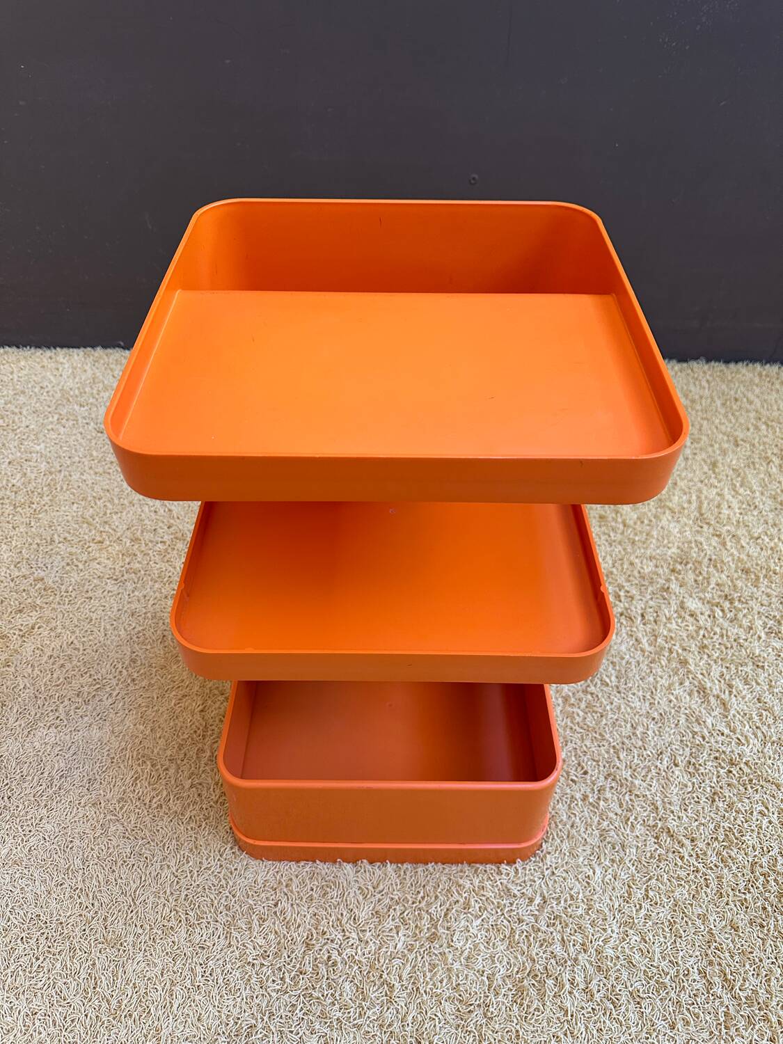 Prisunic Flair model plastic bedside table