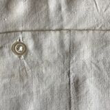 Rectangular pillow taie in linen linen yarn to days and reserve linen peas