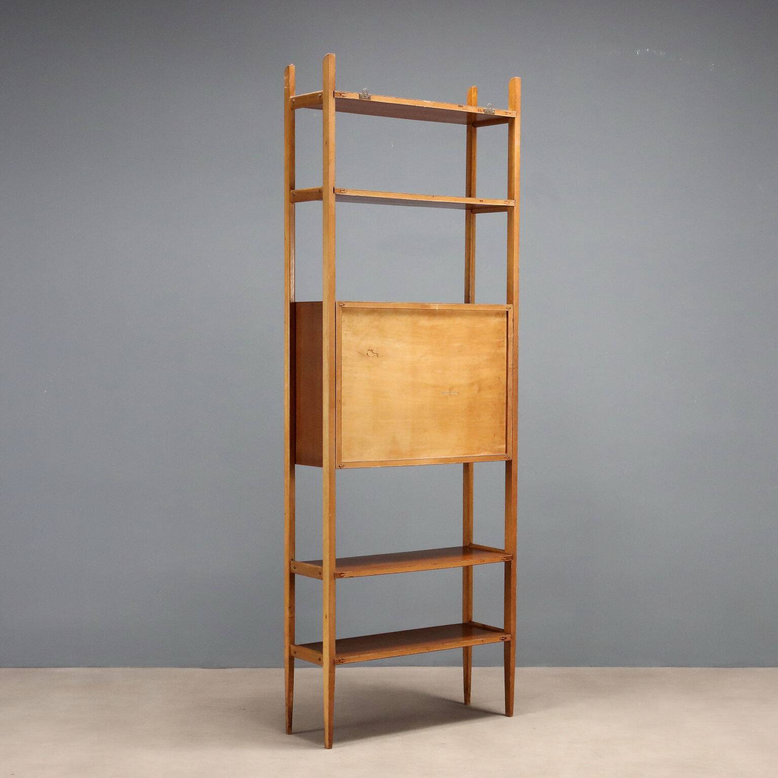 Bookcase with drop-down door 1960s