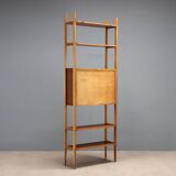 Bookcase with drop-down door 1960s
