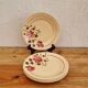 Set of 5 vintage Badonviller Simone flat plates.