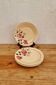 Set of 5 vintage Badonviller Simone flat plates.