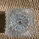 Wall lamp or ceiling lamp in transparent molded glass 1970 square