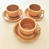 Lot of 3 stackable coffee cups