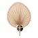 Palm Rattan Wall Sconce Lamp, 30x44Cm