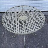 wrought iron garden lounge