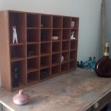 Vintage workshop shelf locker 28 boxes