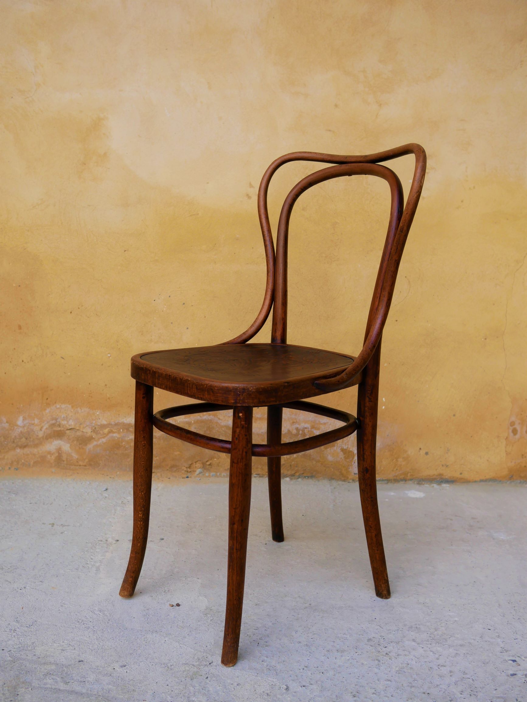 Set of 4 chairs Bistro, model n ° 55, by Jacob and Josef kohn