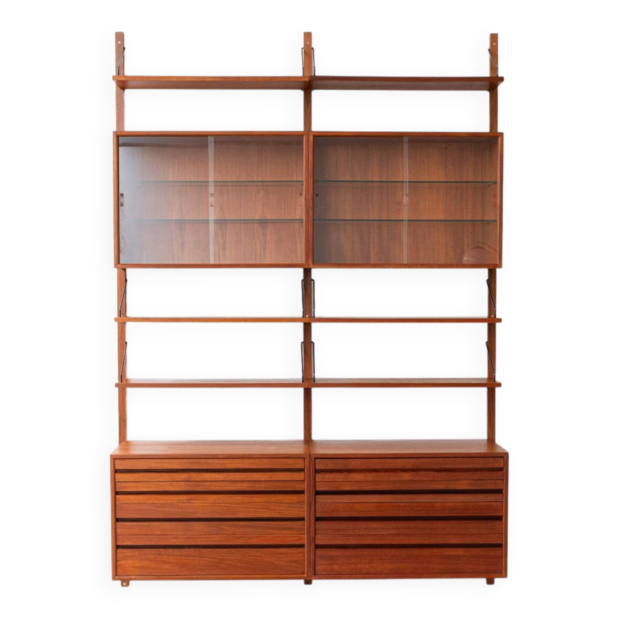Modular Wall Unit by Poul Cadovius for Royal System, 1950s