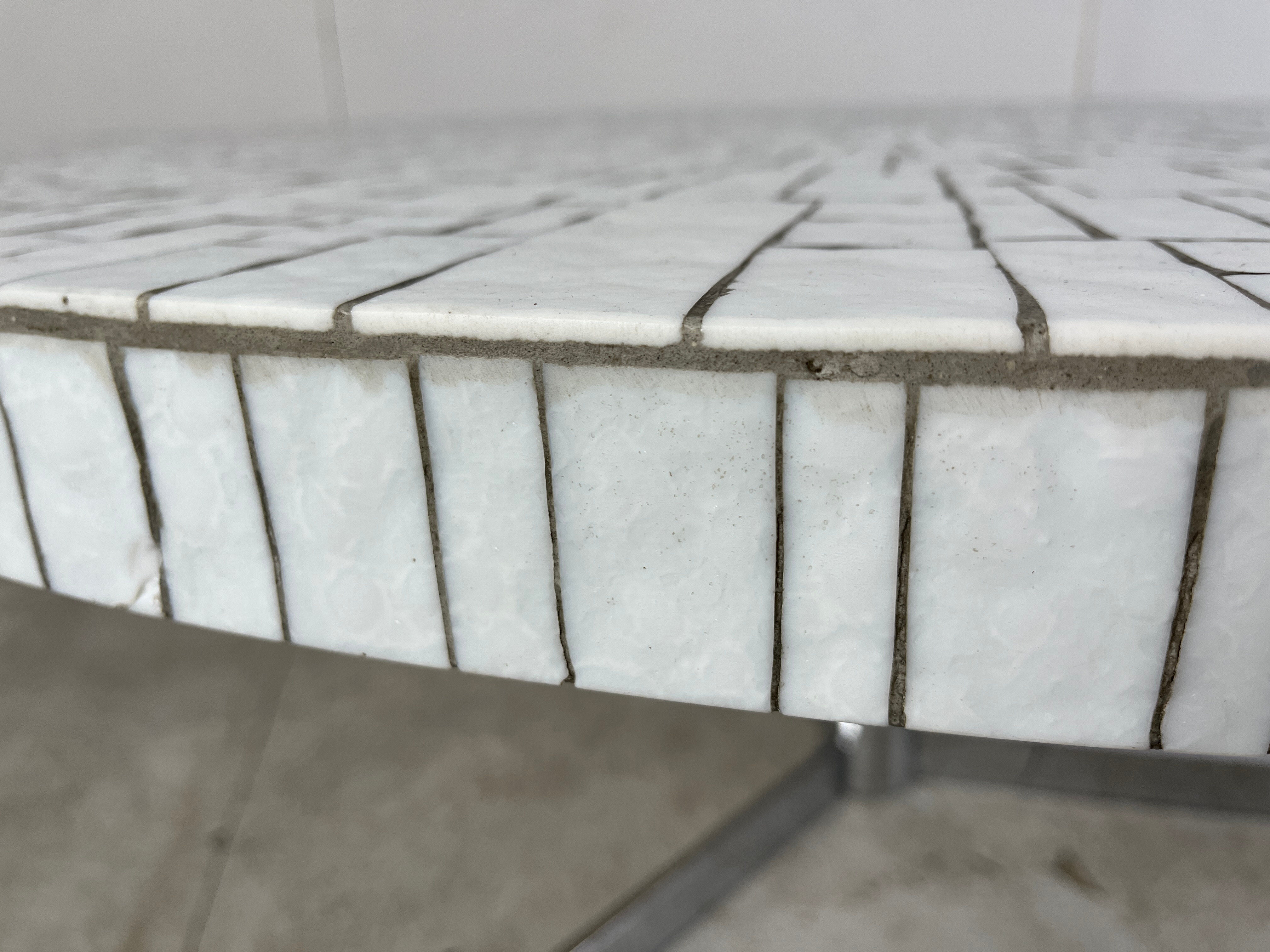 Vintage ceramic mosaic coffee table by Heinz Lilienthal, 1960s