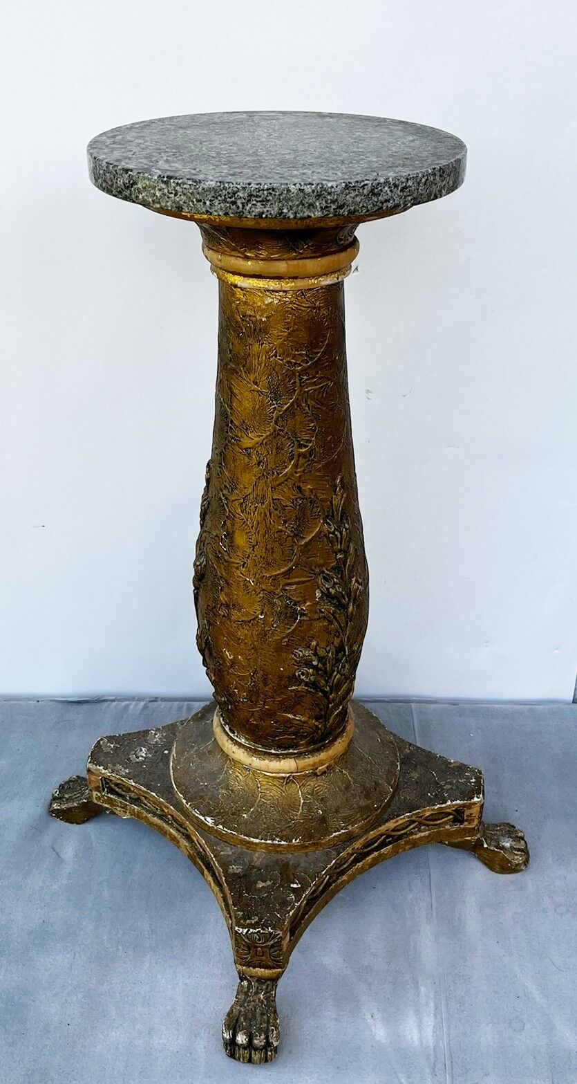 Pedestal empire gilded 1900 - mid 20th century