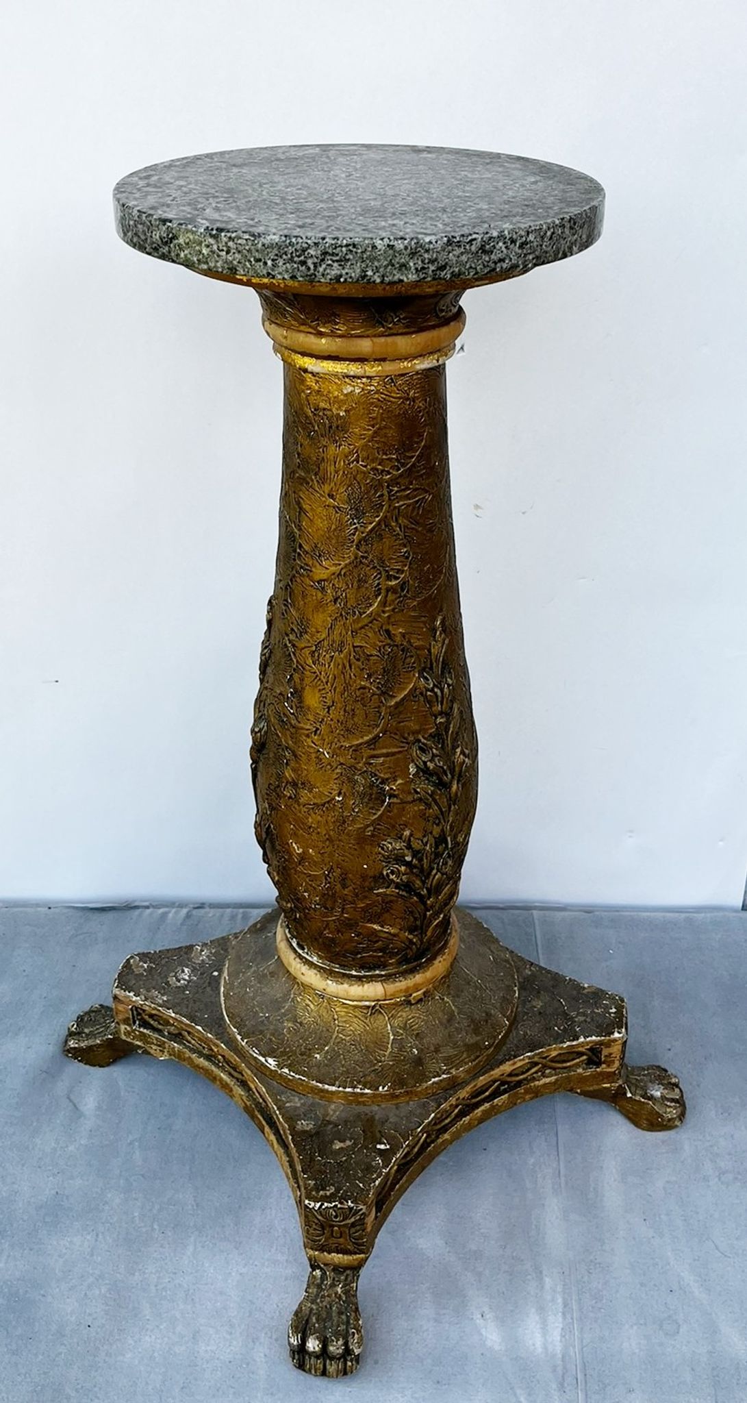 Pedestal empire gilded 1900 - mid 20th century