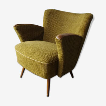 Fauteuil club avec accoudoirs des années 1960