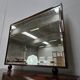 1940s Art Decò sideboard in walnut burl with mirror