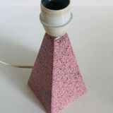 Brussels porcelain lamp base with terrazzo effect