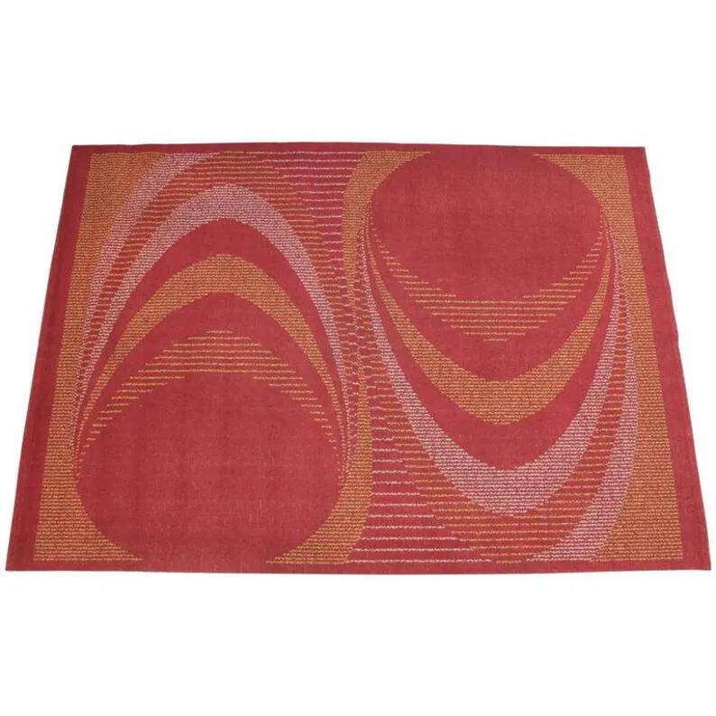 Midcentury Geometric Carpet, 1950s