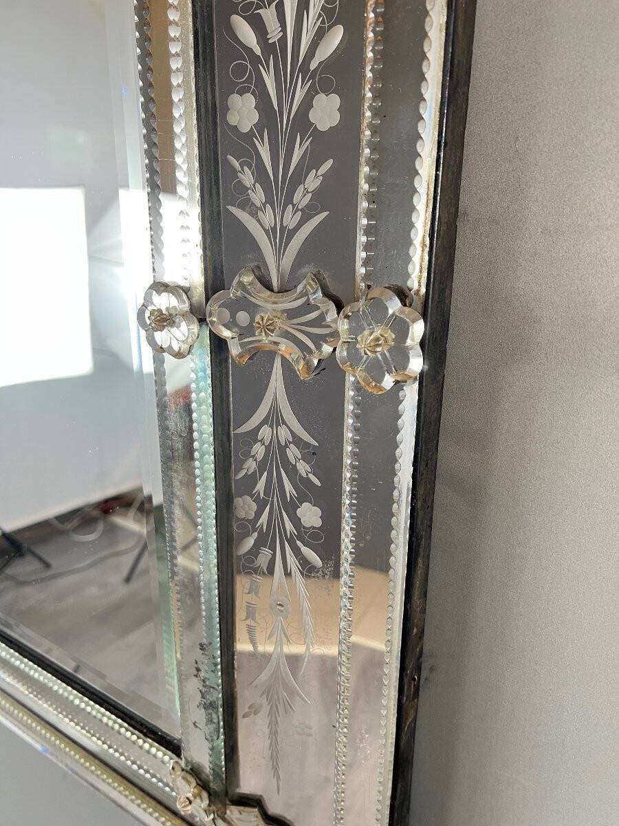 Large Venetian mirror, 20th century