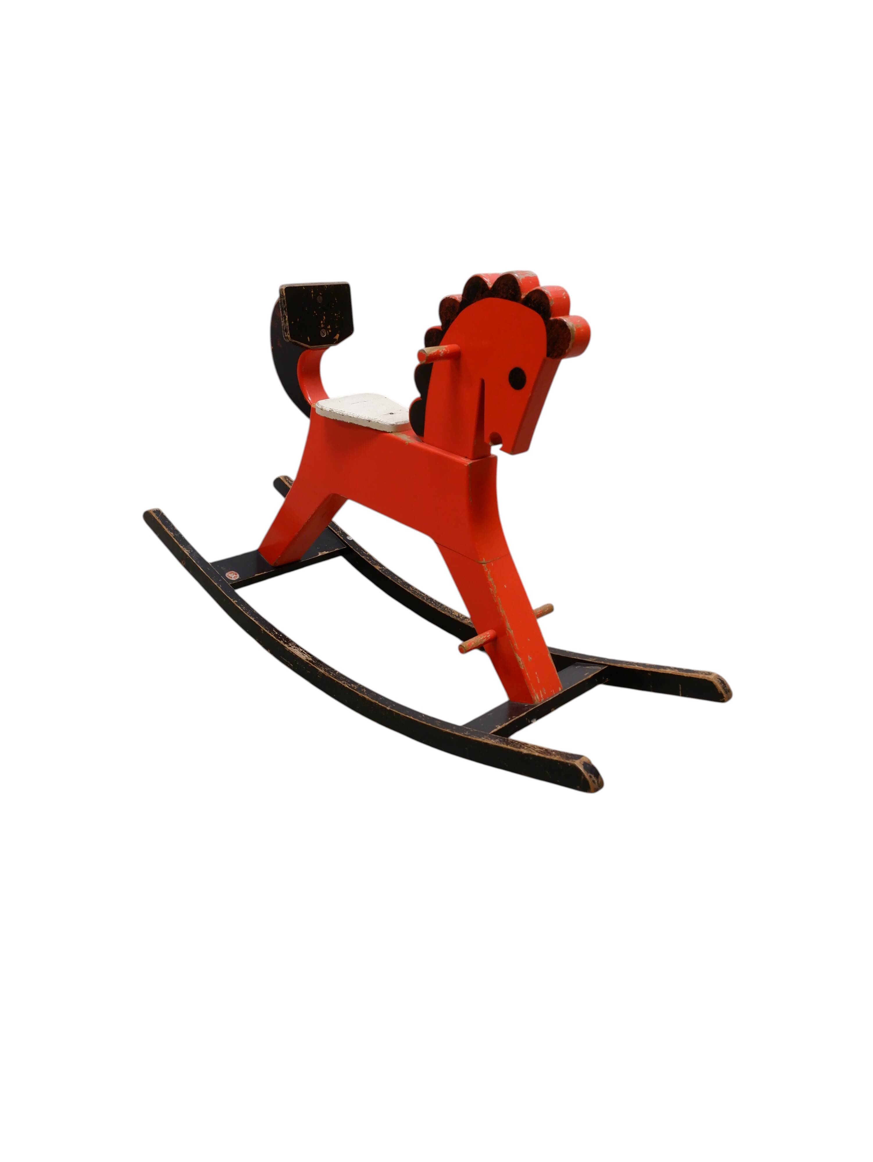 Konrad Keller rocking horse, 1950s