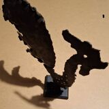 Handcrafted wrought iron sculpture