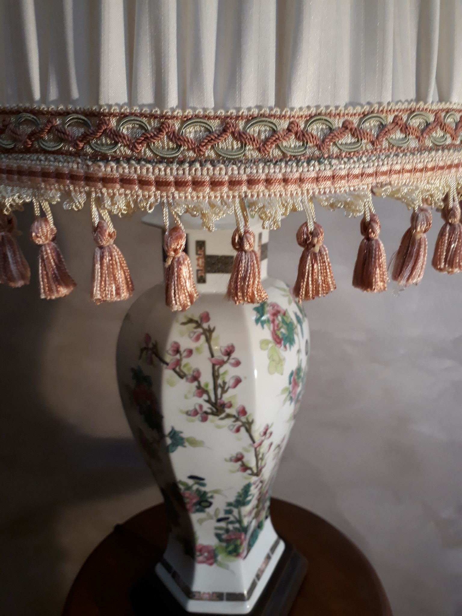 Asian porcelain lamp signs limoge and offal art deco